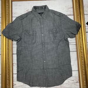 Calvin Klein gray denim shirt